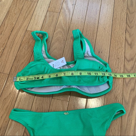 PILYQ -PQ - Kiwi Reef Ring Halter Full Bikini Set - Picture 4 of 9